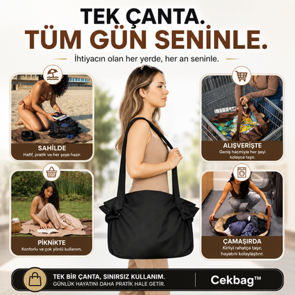 Cekbag™ | Tek Hamlede Toplanan Taşıma Çantası