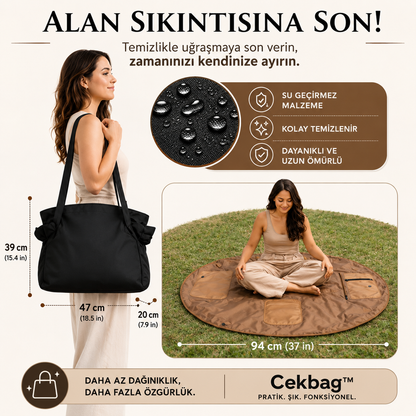 Cekbag™ | Tek Hamlede Toplanan Taşıma Çantası